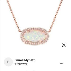 Kendra Scott Eloise opal rose gold